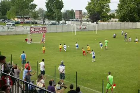 Vista dalla tribuna