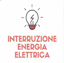 Avviso interruzione energia elettrica
