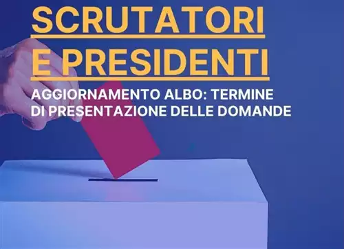 Aggiornamento degli albi dei Presidenti e degli Scrutatori di Seggio